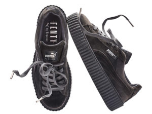 Кроссовки Puma by Rihanna Creeper женские серые - фото сверху