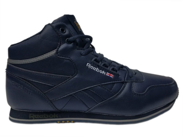 Reebok Classic Mid на меху темно-синие (40-46)