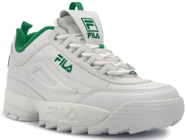 Fila Disruptor 2 белые с зеленым (35-41)