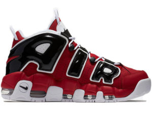 Nike Air More Uptempo 96 Bulls красные с черным