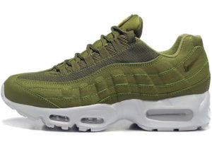 Nike Air Max 95 x Stussy зеленые с белым