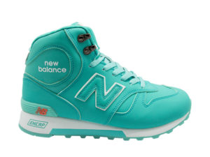 New Balance 1300 нубук с натуральным мехом бирюзовые (36-41)