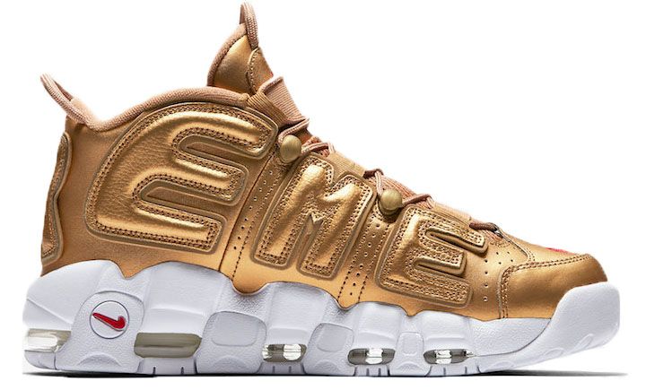 supreme x nike air more uptempo sneakers
