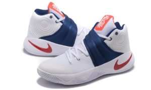 Nike Kyrie 2 White Blue белые с синим (40-45)