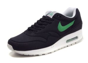 Nike Air Max 87 черные с зеленым 40-44