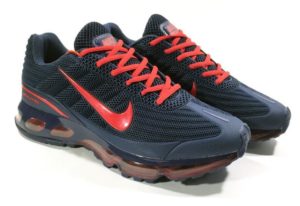 Nike Air Max 360 синие с красным (40-45)