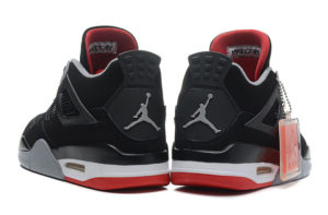 Nike Air Jordan 4 черные с серым (35-45)