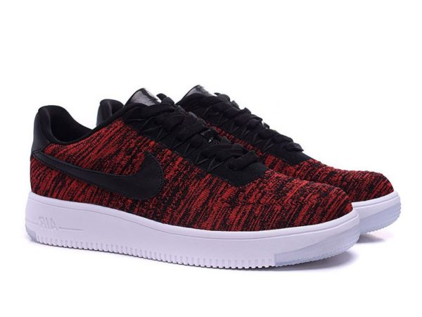 Nike Air Force 1 Low Flyknit красные (41-44)