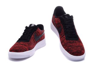 Nike Air Force 1 Low Flyknit красные (41-44)