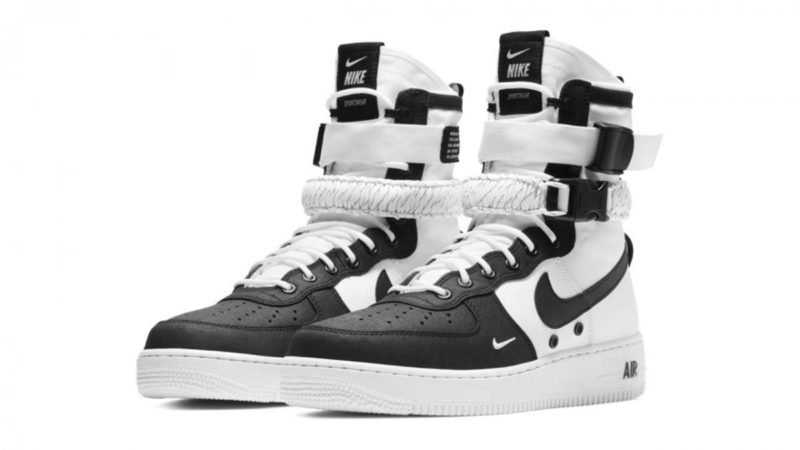 Nike Air Force 1 SF Mid черно-белые (40-44)