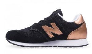 New Balance 520 черные с золотым (35-39)