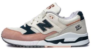 New Balance 530 "Tenisky" бежевые с розовым (36-40)