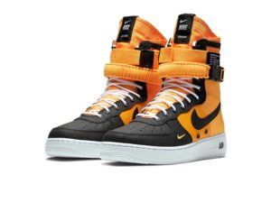 Nike Air Force 1 SF Mid черно-оранжевый (40-44)