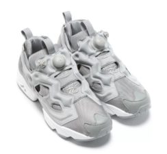 Reebok Insta Pump Fury Flat серые с белым (35-43)