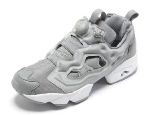 Reebok Insta Pump Fury Flat серые с белым (35-43)