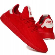 Adidas x Pharrell Williams Tennis Hu красные  (40-44)