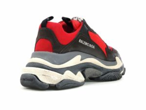 Balenciaga Triple S red/black  мужские (40-44)