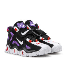 Nike Air Barrage Mid QS черные-белые-фиолетовые (40-44)