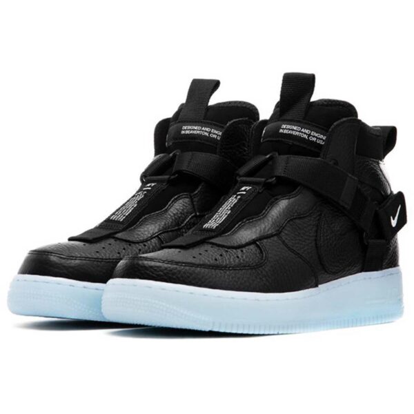 Nike Air Force 1 Utility Mid чёрные (40-44)